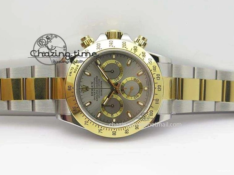 JF SS 116523 Gray On Best Bracelet A7750 YG Edition SS YG Dial Daytona 0312